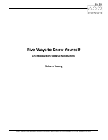Five Ways to Know Yourself.pdf
